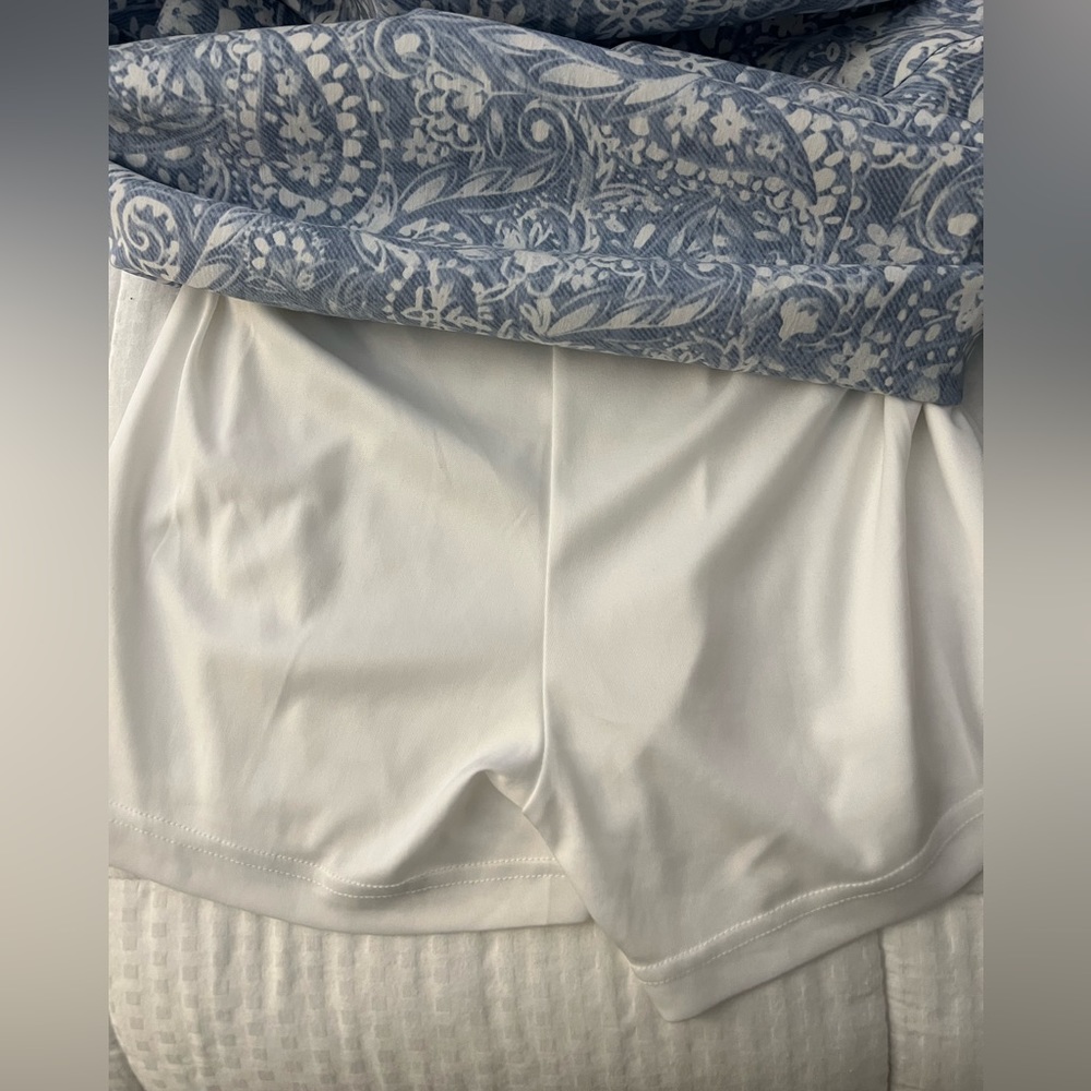 Women’s skirt. Shorts underneath. Size small. Westport blue and white. EUC - Picture 7 of 7